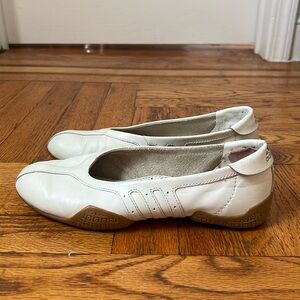 Vintage Adidas White Ballet Flats size 6
